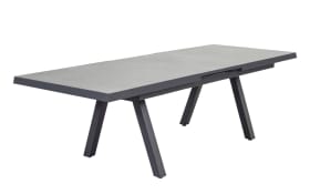 Ausziehtisch Sondrino, Keramik/Aluminium, anthrazit