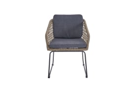 Gartenstuhl Rovigo, grau