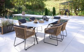 Gartenstuhl Rovigo, grau