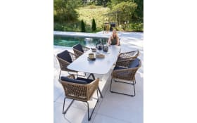 Gartenstuhl Rovigo, grau