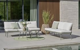 Gartensofa Rieti, salbei/beige, inkl. Kopfteilverstellung vorstehend rechts