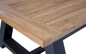 Gartentisch Belanda, Gestell anthrazit, Tischplatte recycled Teakholz
