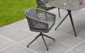 Drehstuhl Genua, anthrazit/hellgrau