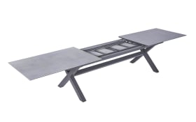 Ausziehtisch Vancouver, anthrazit/Beton-Nachbildung