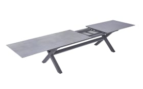 Ausziehtisch Vancouver, anthrazit/Beton-Nachbildung