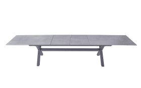 Ausziehtisch Vancouver, anthrazit/Beton-Nachbildung