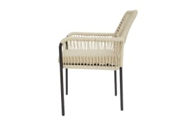 Gartenstuhl Raipur, beige/anthrazit