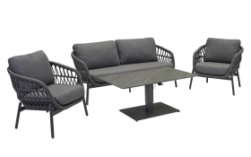 Gartentisch Bari, anthrazit/grau, inkl. Höhenverstellung 