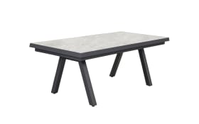 Ausziehtisch Bari, anthrazit/grau, 260 cm, inkl. Synchronauszug