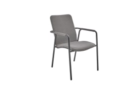 Stapelstuhl Repton, anthrazit/hellgrau