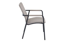 Stapelstuhl Repton, anthrazit/taupe 