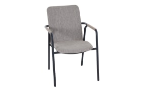 Stapelstuhl Repton, anthrazit/taupe 