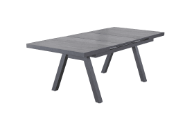 Ausziehtisch Keramo, anthrazit, inkl. Ausziehfunktion