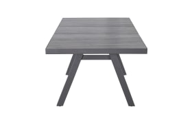 Ausziehtisch Keramo, anthrazit, inkl. Ausziehfunktion