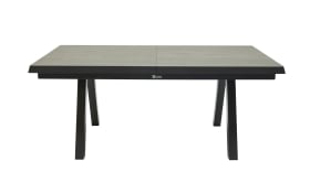 Ausziehtisch Vivera-Stone, anthrazit, inkl. Synchronauszug