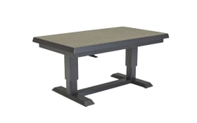 Ausziehtisch Vivera-Stone, anthrazit, inkl. Synchronauszug