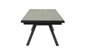 Ausziehtisch Vivera-Stone, anthrazit, inkl. Synchronauszug