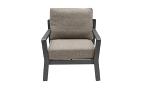 Sessel Avena, anthrazit/braun