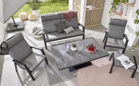 Lifttisch Ascella, Aluminiumgestell in anthrazit