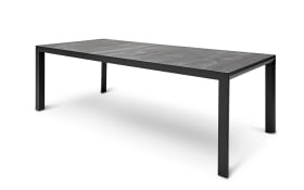 Esstisch Acarna, Teakholz/anthrazit, 180 cm