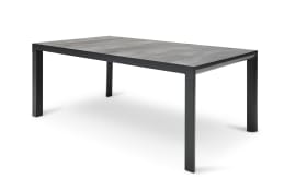 Esstisch Acarna, Teakholz/anthrazit, 180 cm