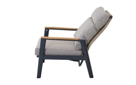 Gartensessel Latea, taupe/anthrazit, inkl. Verstellfunktion