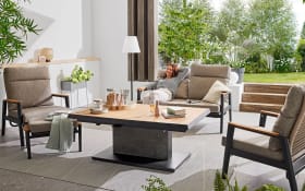 Gartensessel Latea, taupe/anthrazit, inkl. Verstellfunktion