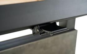 Gartentisch Latea, anthrazit/Teakholz, inkl. Funktionen