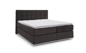 Boxspringbett Felina Fly, dunkelgrau, 180 x 200 cm