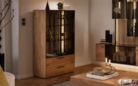 Highboard Targo, Kerneiche natur/anthrazit