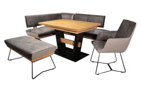 Eckbank Dinning System, anthrazit