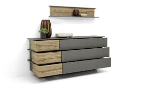 Sideboard Jana, graphit, inkl. Softclose Funktion