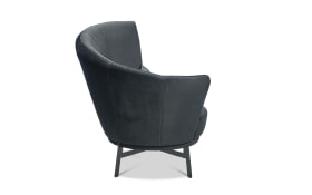 Sessel MR Kleo, schwarz, inkl. 360° Drehfunktion
