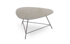 Couchtisch Nara, Marmor Nachbildung/anthrazit