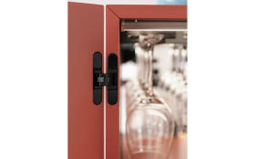 Barschrank Amaya, indisch rot, inkl. Beleuchtung 