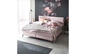 Boxspringbett Vita, rosa, H2/H3, 180 x 200 cm
