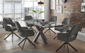 Armlehnstuhl Winston, anthrazit