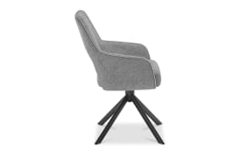 Armlehnstuhl Winston, silver