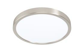 LED-Deckenleuchte Fueva 5, Nickel-matt, 28,5 cm