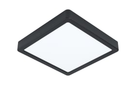 LED-Deckenleuchte Fueva 5, schwarz, 2000 Lumen, 21 cm