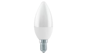 LED-Leuchtmittel Kerze 4,9 W/E14/470 lm, opal