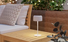 LED Solartischleuchte Roccanova, weiß, inkl. Dimmfunktion