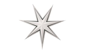 Papier Stern Stripe, dunkelgrün/weiß, 70 cm