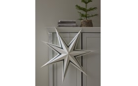 Papier Stern Stripe, dunkelgrün/weiß, 70 cm