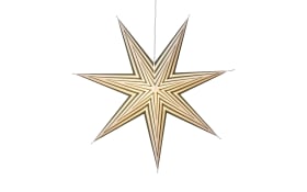 Papier Stern Stripe, dunkelgrün/weiß, 70 cm