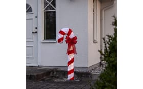 Stehleuchte Candycane, rot/weiß, 120 cm