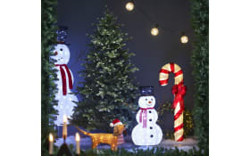 Stehleuchte Candycane, rot/weiß, 120 cm