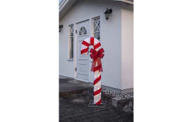Stehleuchte Candycane, rot/weiß, 150 cm