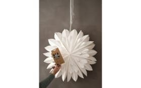 Lichterkette für Papiersterne Lighty, transparent, 150 cm