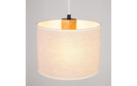 Pendelleuchte Belos, Eiche gölt/natur, 3-flammig, 26 cm